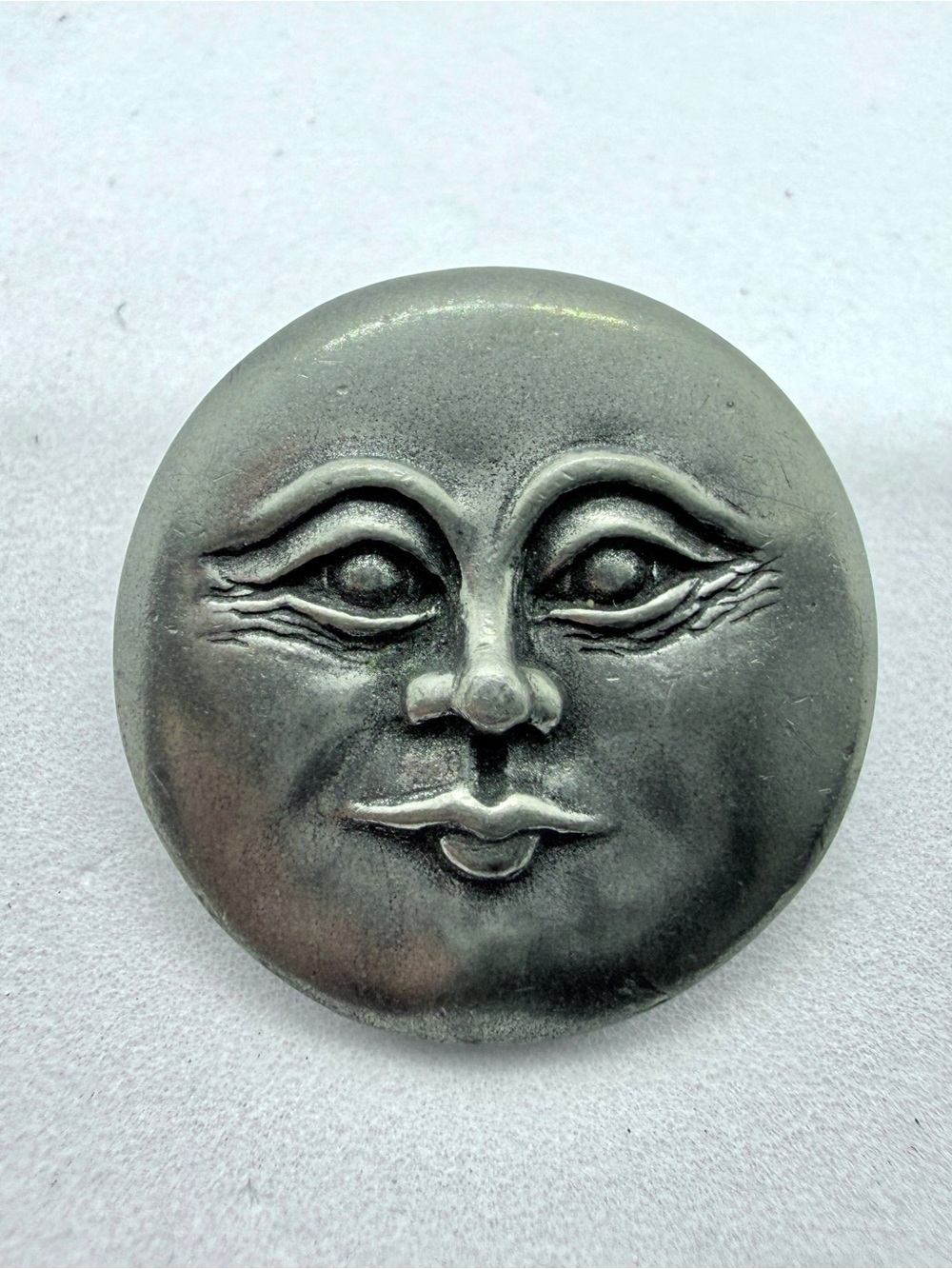 Signed Danforth Pewter 1992 Sun & Moon Celestial Scatter Pin Set USA - Picture 3 of 8